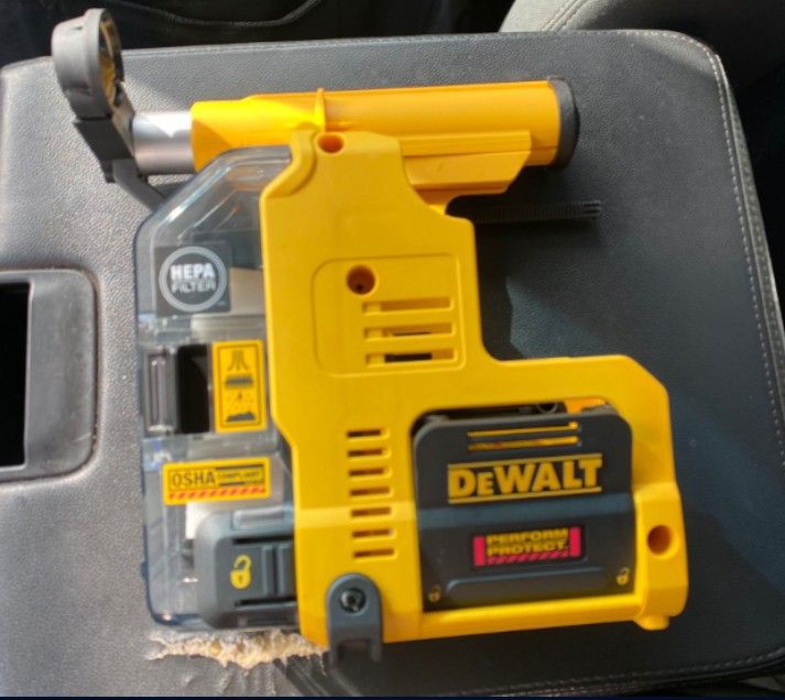 DeWalt dwh303dh Onboard Dust Extractor 🍀🍀🍀FOR 1" SDS Rotary Hammers 