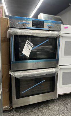 Bosch Stainless Steel Double Wall Oven 30” Wide 