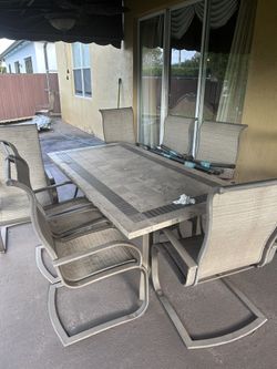 Stone Patio set $150 OBO Inquire About the other items
