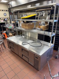 True 4 drawer refrigerated chef base