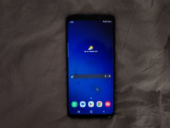 Samsung Galaxy S9+ 64GB Blue Factory Unlocked - Shattered, for parts