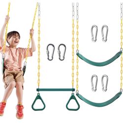 3 Pice Swing Set - Green 