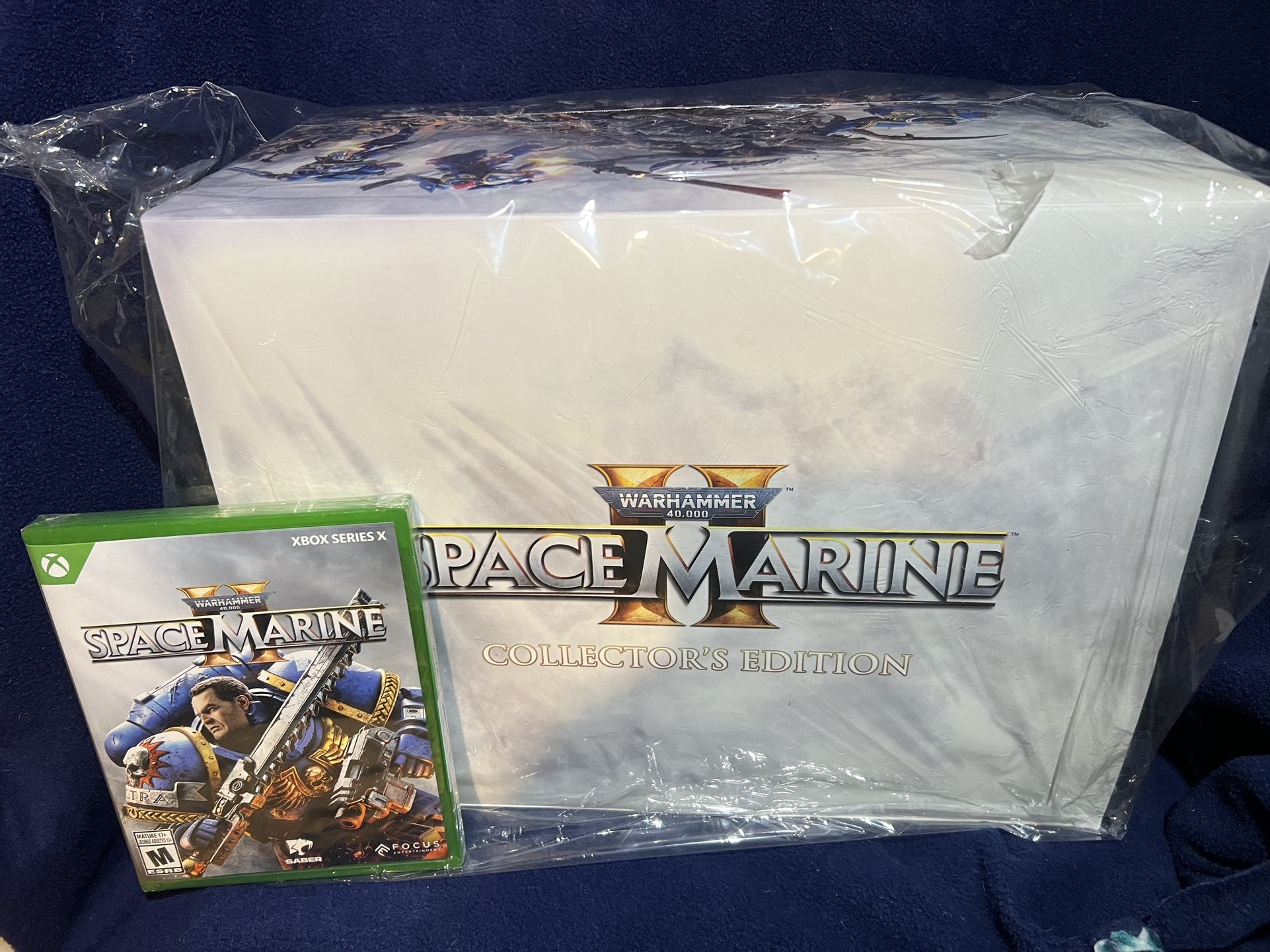 Warhammer 40K Soace Marine Collectors Edition Factory Seal Box And Game For Xbox Series X