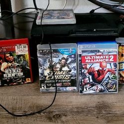 PS3 With Games. 