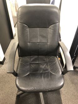 Office chair with height adjustment