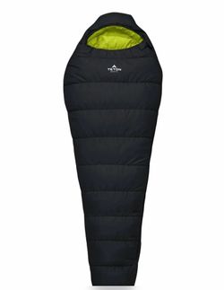 Teton Leef Mummy Sleeping Bag 0 Rating Black Sage