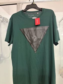 Guess Los Angeles Green Triangle Logo T-Shirt