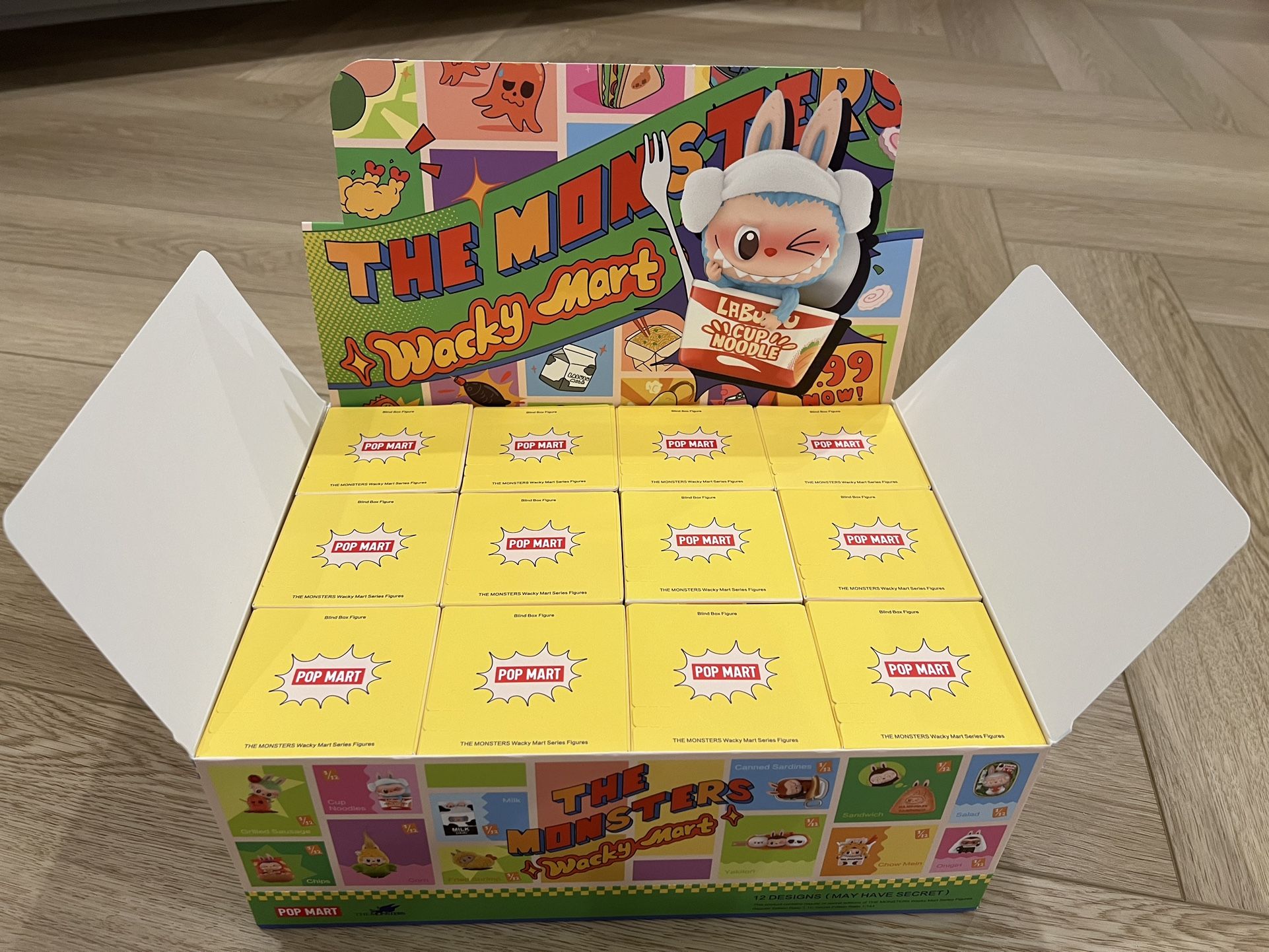 The monsters Labubu Wacky Mart Single Box