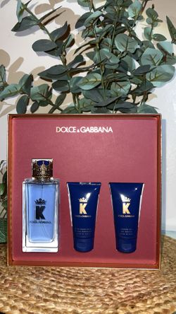 K by Dolce & Gabbana for Men 3.4 oz EDT 3pc Gift