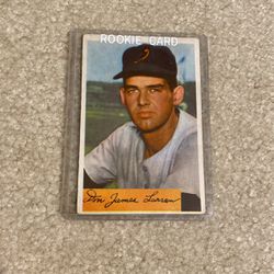 1954 Don Larsen Rookie Card-  New York Yankees 