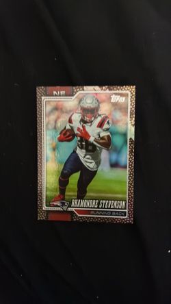 Rhamondre Stevenson Topps NFL Trading Card