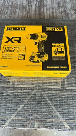 DeWALT DCD800D2 20V MAX XR 1/2" Brushless Cordless Compact Drill/Driver Kit