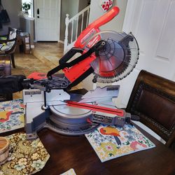 Milwaukee FUEL 18V 10 in. Lithium-Ion Brushless Cordless Dual Bevel Sliding Compound Miter Saw (Tool-Only -It is sold as seen in the photo.