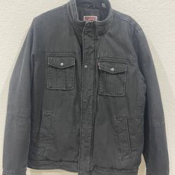 LEVI’S Men Black jacket L (Large)