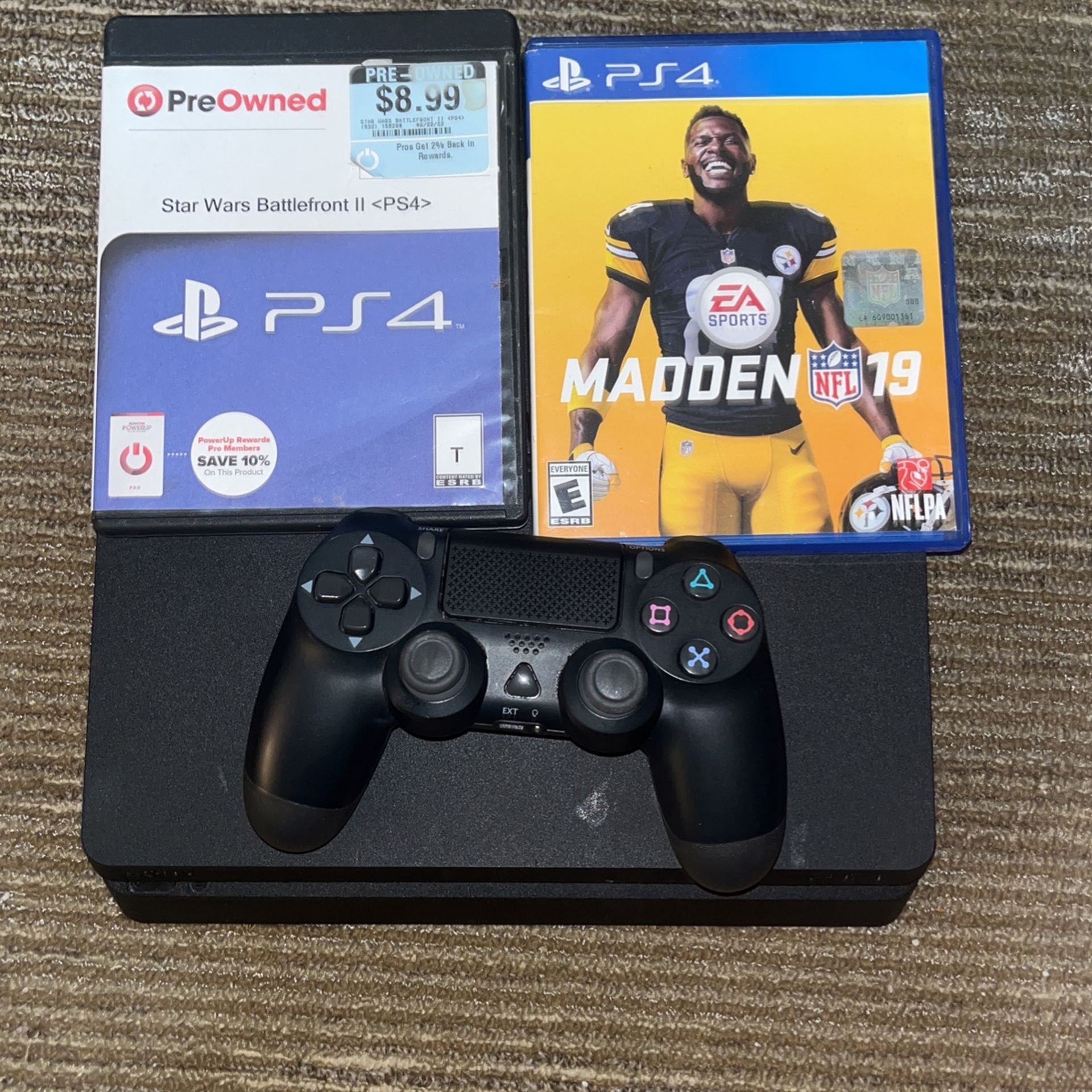 Ps4 Slim 500gb(CABLES INCLUDED)