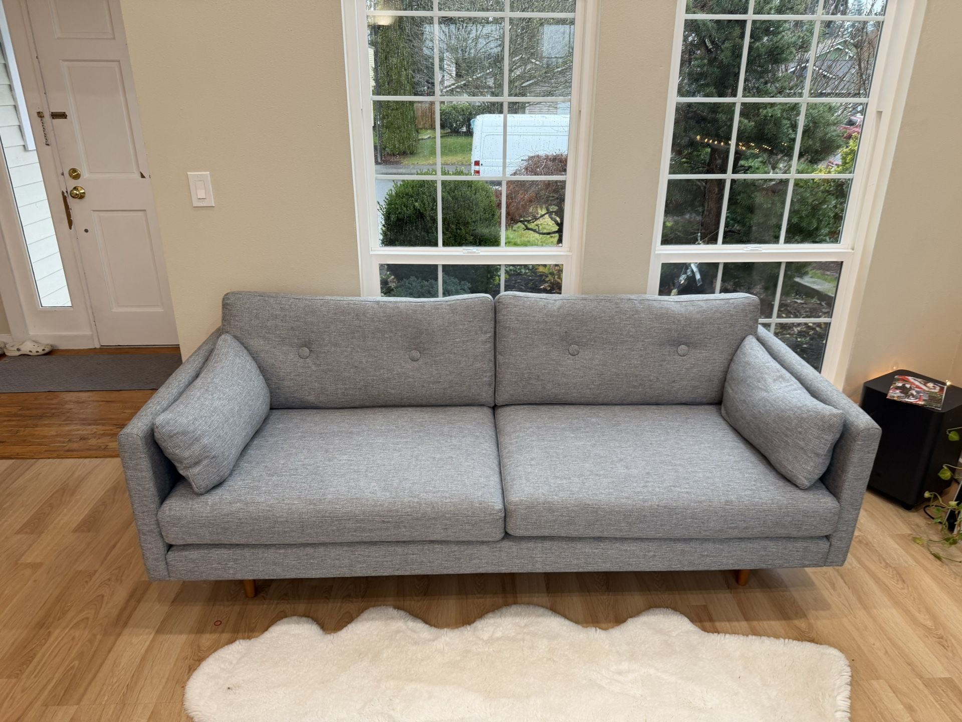 Article Anton 82" Sofa - Winter Gray