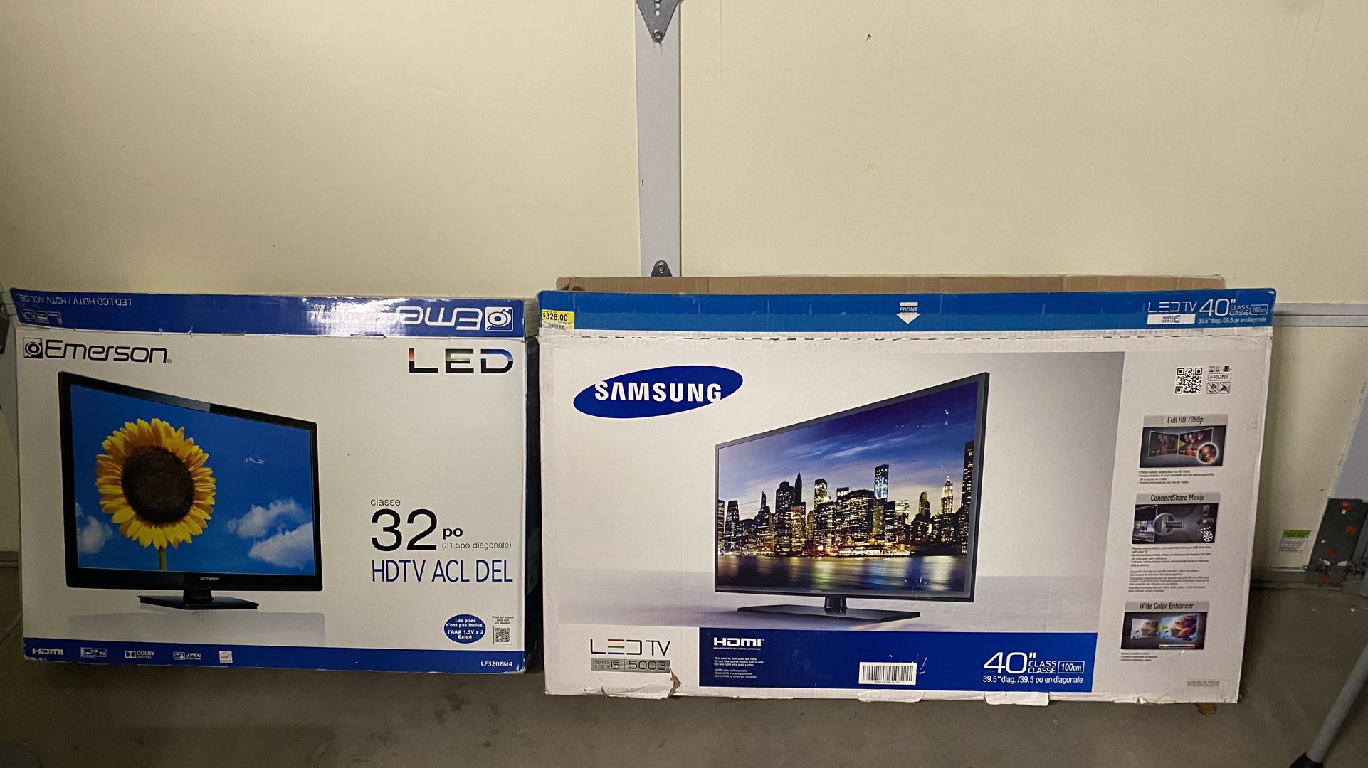 Samsung & Emerson Televisions