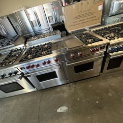 WOLF STAINLESS STEEL RANGE