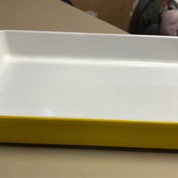enamel casserole baking dish