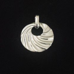 28 mm Solid Sterling Silver "CHARLES GARNIER" of Paris Pendant, Made in Peru. Mint!