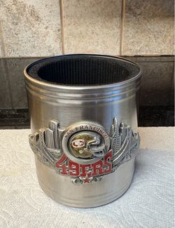 Vintage 49ers 3D Beer Koozie