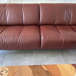 Natuzzi Talento B993 Series Leather sofa set - Great Condition!