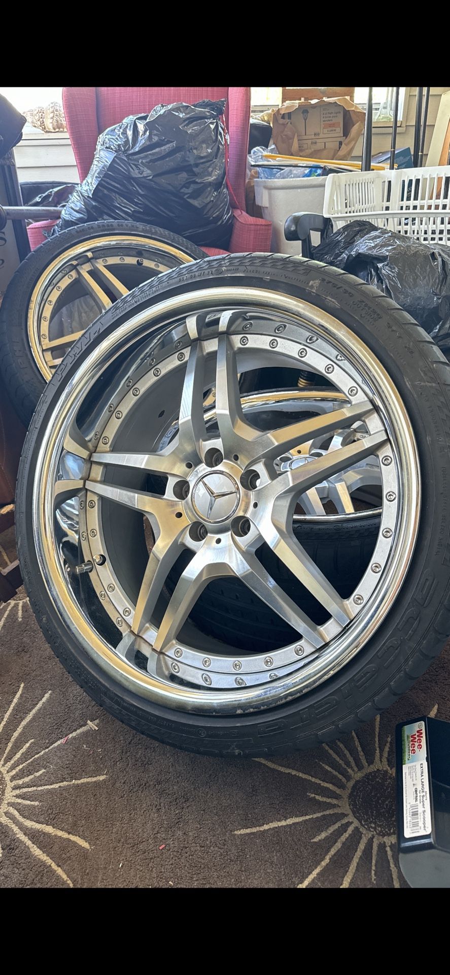 Mercedes Benz Deep Dish 20 Inch Wheels With Tires 