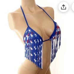 4th Of July Bikini Top