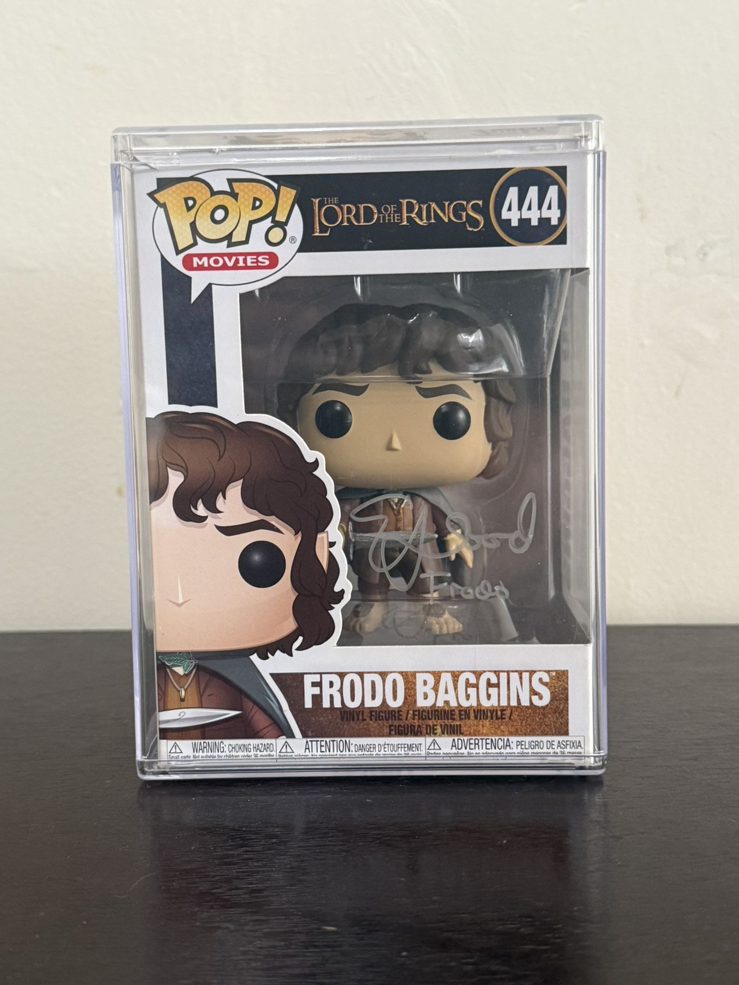 Lord Of The Rings Frodo Baggins Funko Pop Sign By Elijah Wood
