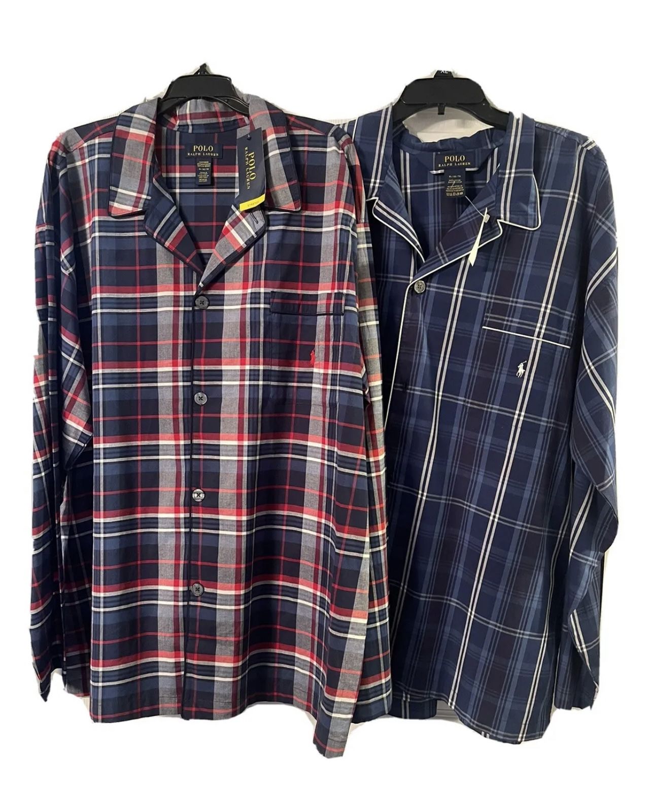 2 New XL Polo Ralph Lauren Sleepwear Shirts Unisex