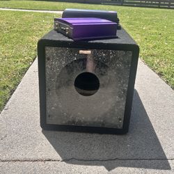 Amps and subwoofer box