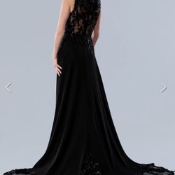 Stella Couture Black Aline Dress
