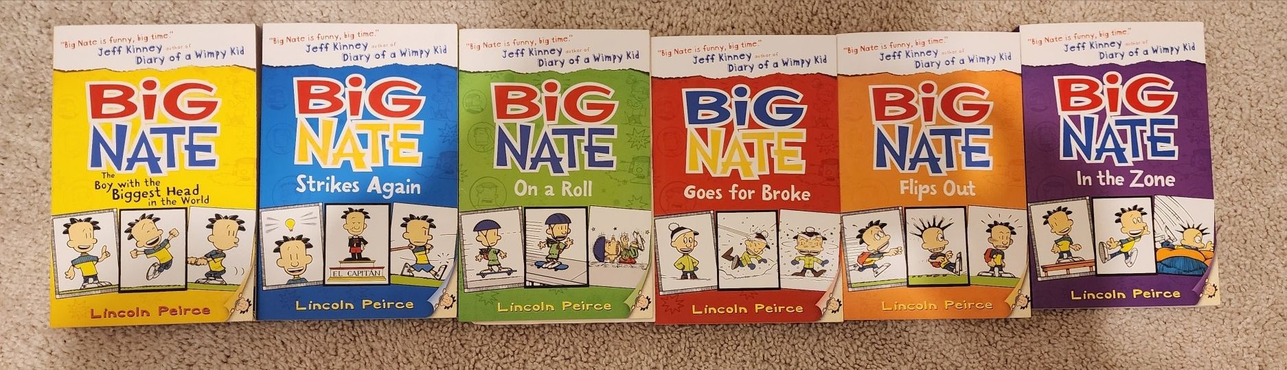 Big Nate Comic Series Books (1-6)