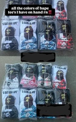 Bape tee MESSAGE ME