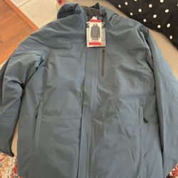 32 DEGREES Men's Waterproof Winter Jacket (M, Blue)
