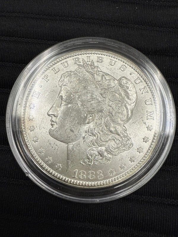 1883-CC BU UNC Carson City Morgan Silver Dollar $1 Coin