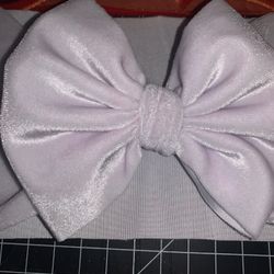 White Velvet Headwrap