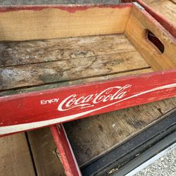 Vintage Coca Cola Mini Crates 