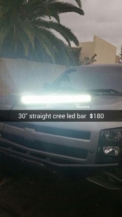 30" straight cree led bar new with warranty