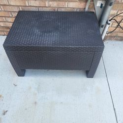 Resin and wicker Patio Tables