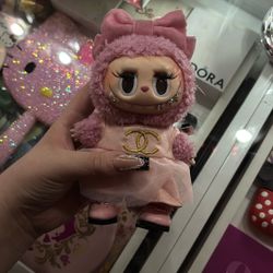 Pink Lyche Berry Labubu