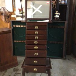 8 Drawer Jewelry Chest For Sale 