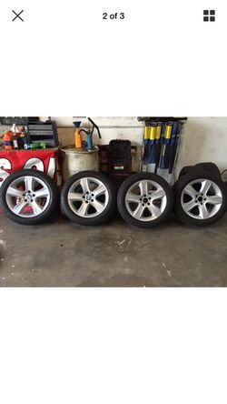 BMW 19" Rims with Tires (Michelin)