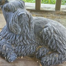Scottie Concrete Statue 