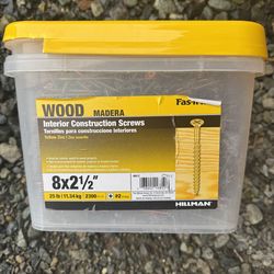 8x2 1/2 Interior Construction screws