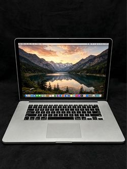 Apple MacBook Pro 15” Retina i7/16GB/500GB SSD $350