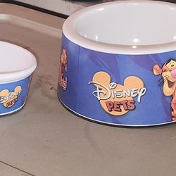 New Vintage Dog Food And Water Bowel