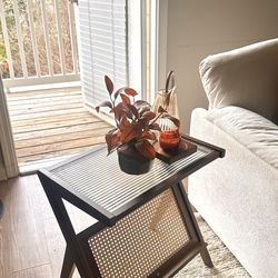 Move out sale- Stylish side table with Magazine Storage