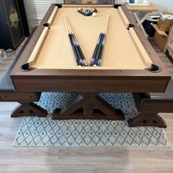 Farmhouse Pool And Ping Pong Table