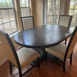 Wood Table And Chairs